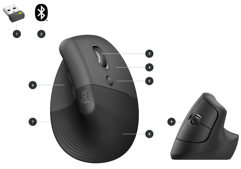 Logitech Lift Vertical Ergonomic Mouse